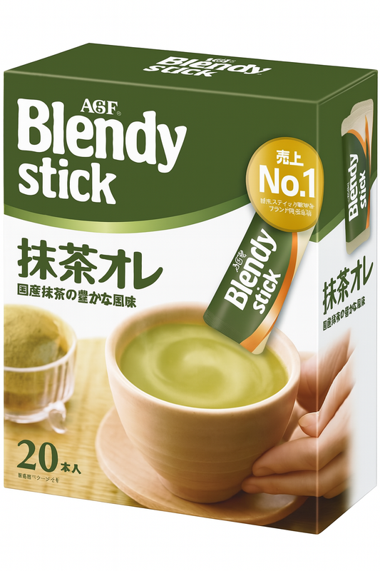 AGF Blendy Matcha Green Tea Olé [Powdered Matcha Green Tea] 20 pcs (x 1)